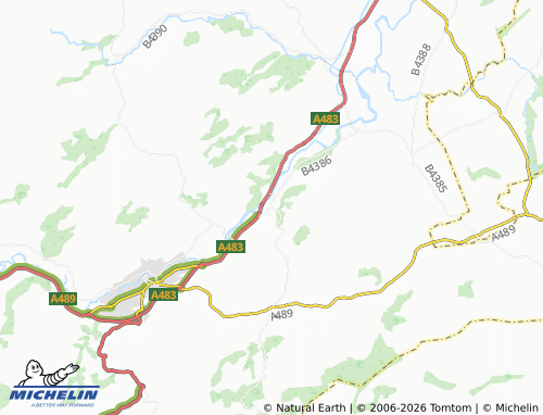 Mappa MICHELIN Abermule - ViaMichelin