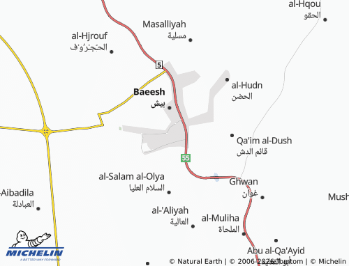 MICHELIN-Landkarte al-Khalidiyyah - ViaMichelin