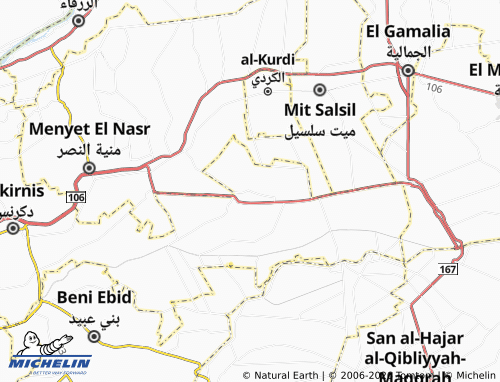 Mapa MICHELIN Munsha'at Abd al-Rahman - ViaMichelin