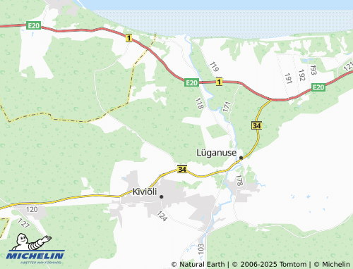 MICHELIN Vainu map - ViaMichelin