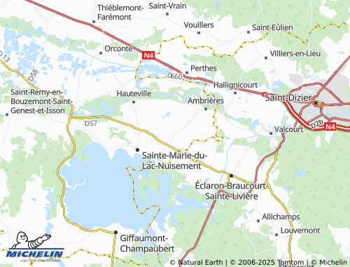 MICHELIN-Landkarte Landricourt - ViaMichelin