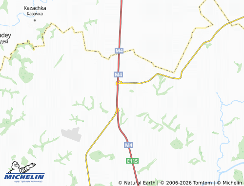 Carte MICHELIN Bol'shiye Ploty - ViaMichelin
