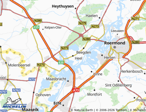 Carte MICHELIN Heel - ViaMichelin