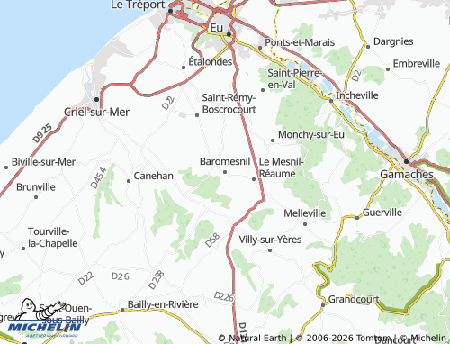 MICHELIN Baromesnil map - ViaMichelin