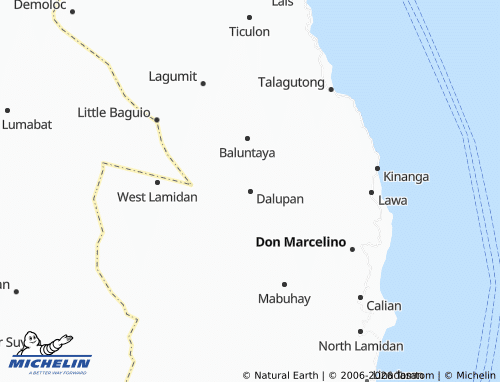MICHELIN Dalupan map - ViaMichelin