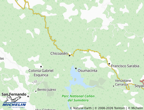 MICHELIN Santa Cruz map - ViaMichelin