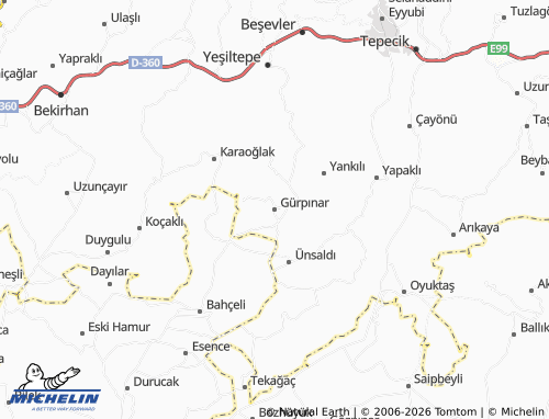 Mappa MICHELIN Gürpınar - ViaMichelin