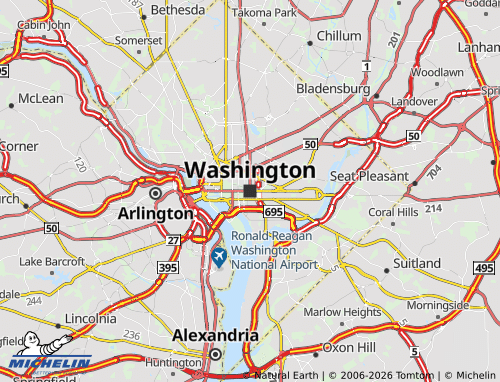 Carte MICHELIN Washington - ViaMichelin