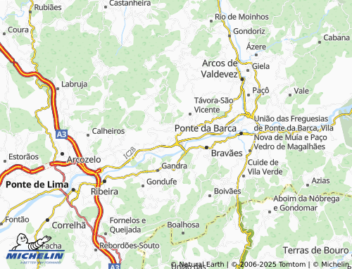 Carte MICHELIN Padreiro (Salvador) - ViaMichelin
