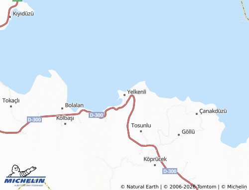 Mappa MICHELIN Yelkenli - ViaMichelin