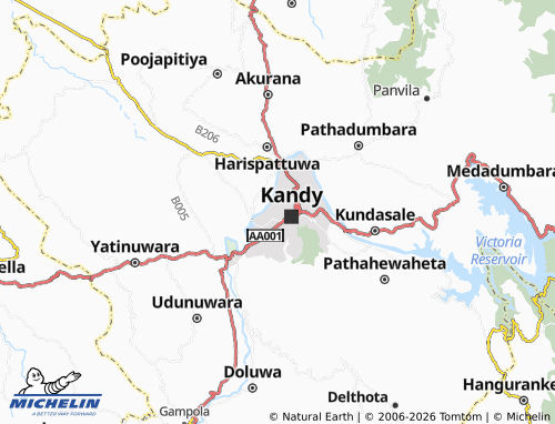Mappa MICHELIN Aniwatta East - ViaMichelin