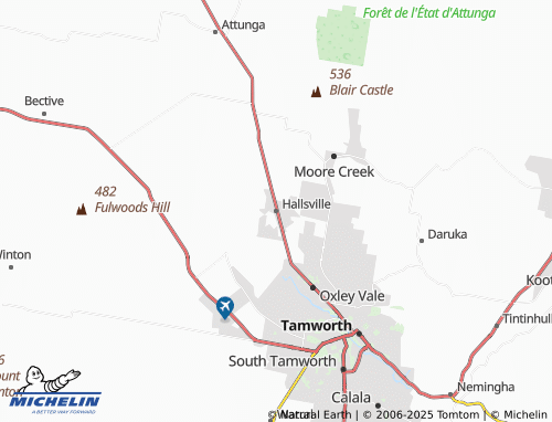 MICHELIN Hallsville map - ViaMichelin
