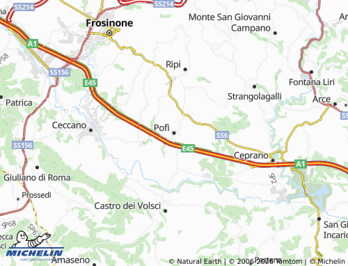 Mapa MICHELIN Pofi - ViaMichelin