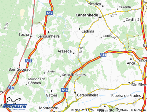 Carte MICHELIN Casal do Gaio - ViaMichelin