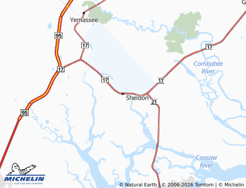 Carte MICHELIN Sheldon - ViaMichelin