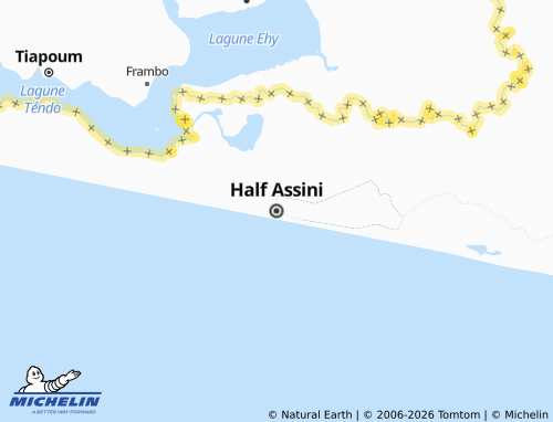 Kaart MICHELIN Half Assini - ViaMichelin