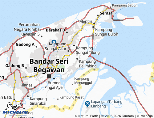 Mappa MICHELIN Kampung Belimbing - ViaMichelin