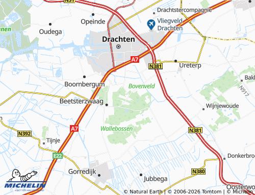 MICHELIN Olterterp map - ViaMichelin