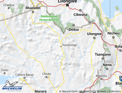Mappa MICHELIN Macanga - ViaMichelin