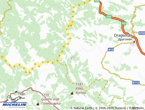 Carte MICHELIN Krusha - ViaMichelin