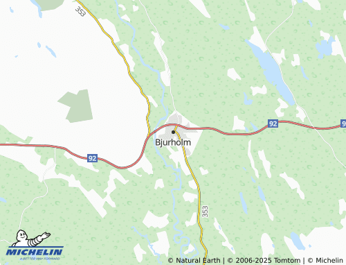 Carte MICHELIN Bjurholm - ViaMichelin