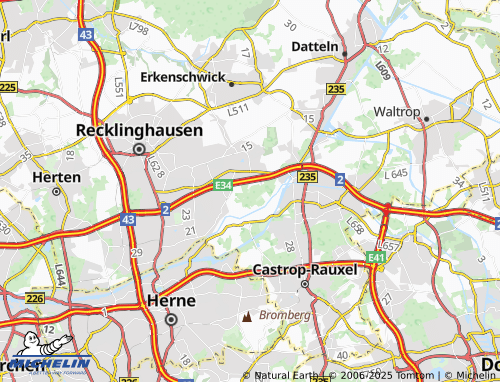 MICHELIN-Landkarte Brandheide - ViaMichelin
