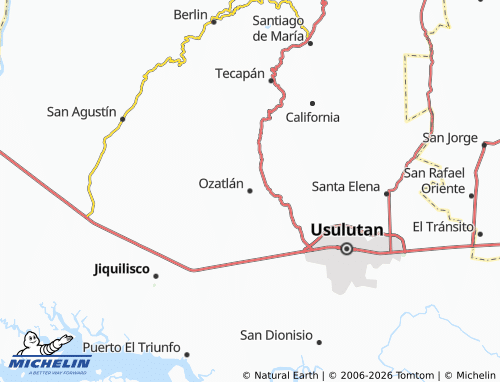 Mapa MICHELIN Ozatlán - ViaMichelin