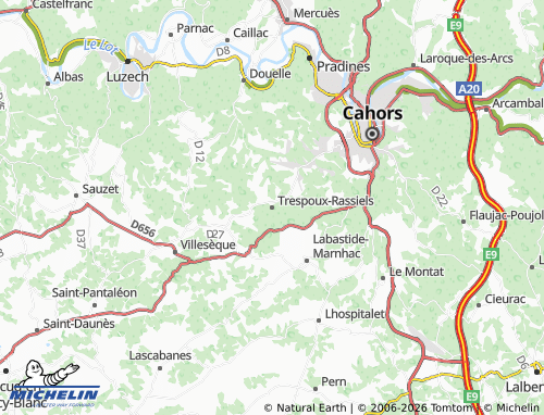 MICHELIN Trespoux-Rassiels map - ViaMichelin
