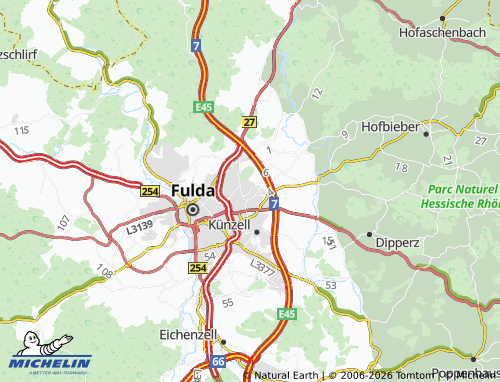 MICHELIN Petersberg map - ViaMichelin