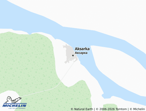 MICHELIN-Landkarte Aksarka - ViaMichelin