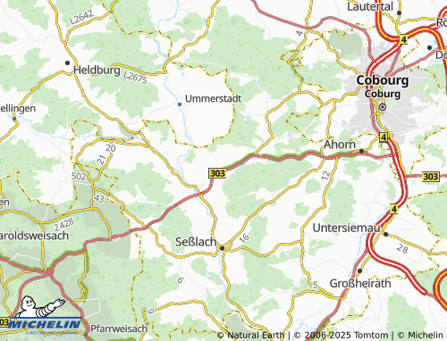MICHELIN Neundorf map - ViaMichelin