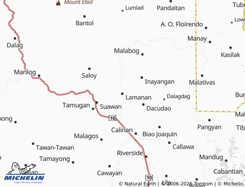 MICHELIN Lamanan map - ViaMichelin
