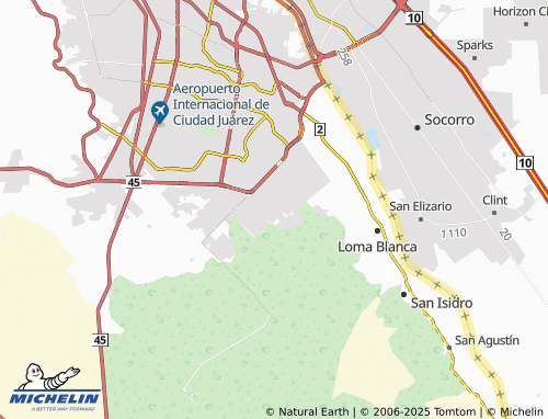 MICHELIN Rincón de La Meza map - ViaMichelin