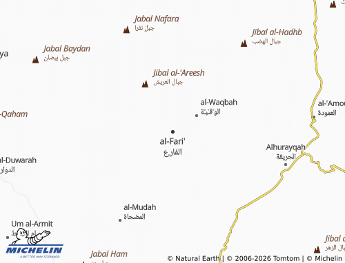Carte MICHELIN al-Fari' - ViaMichelin