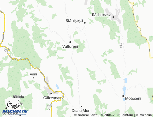 MICHELIN Lichitișeni map - ViaMichelin