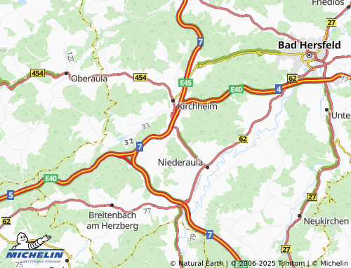 MICHELIN Kleba map - ViaMichelin