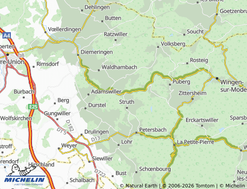 Mapa MICHELIN Tieffenbach - ViaMichelin