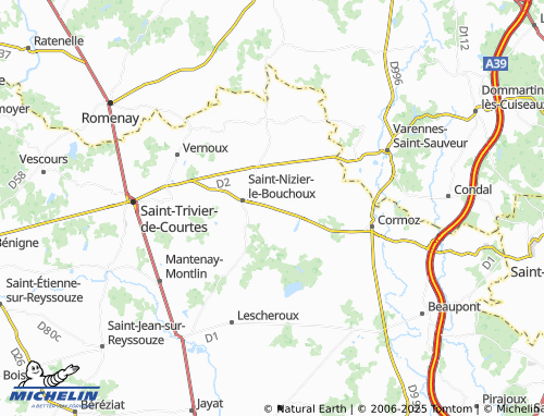 Carte MICHELIN Chevalier - ViaMichelin