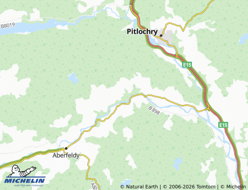 Mappa MICHELIN Strathtay - ViaMichelin