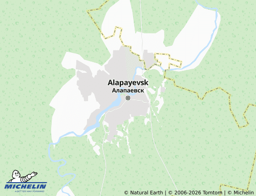 MICHELIN-Landkarte Alapayevsk - ViaMichelin