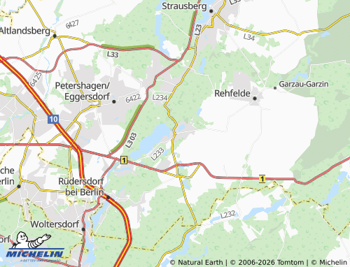MICHELIN Hennickendorf map - ViaMichelin
