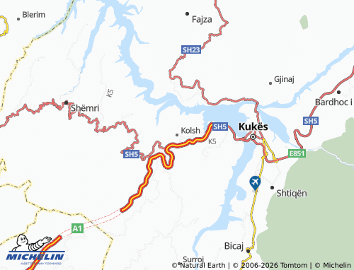 Mapa MICHELIN Kolsh - ViaMichelin