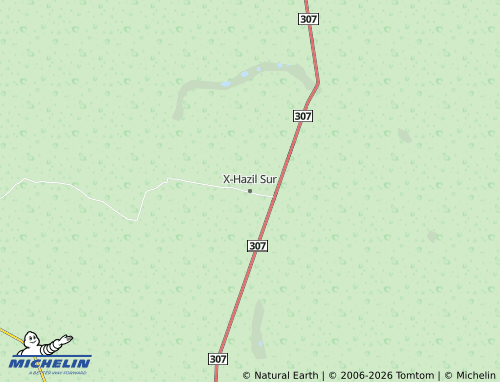 Mappa MICHELIN X-Hazil Sur - ViaMichelin