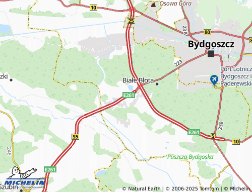 MICHELIN Lipniki map - ViaMichelin