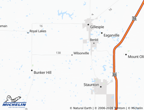 Carte MICHELIN Wilsonville - ViaMichelin