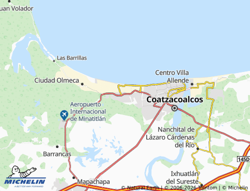 Mapa MICHELIN Brisas del Golfo - ViaMichelin