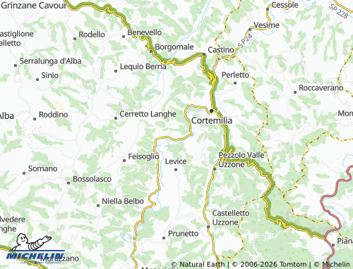Kaart MICHELIN Torre Bormida - ViaMichelin
