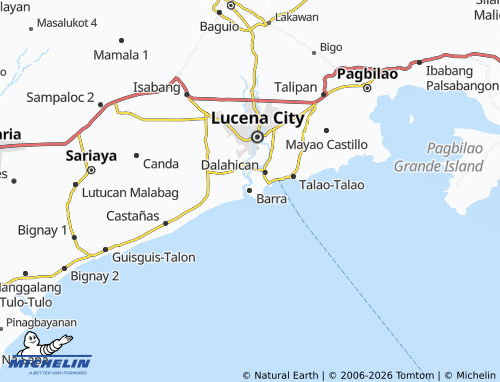 MICHELIN Barra map - ViaMichelin
