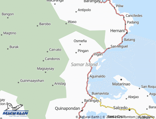 MICHELIN Calutan map - ViaMichelin