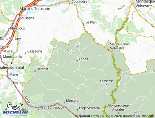 Carte MICHELIN Tané - ViaMichelin